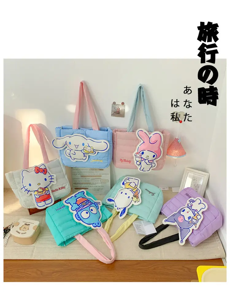 Cute Cartoon Rabbit Shoulder Bag Pink Large Capacity — feature 2