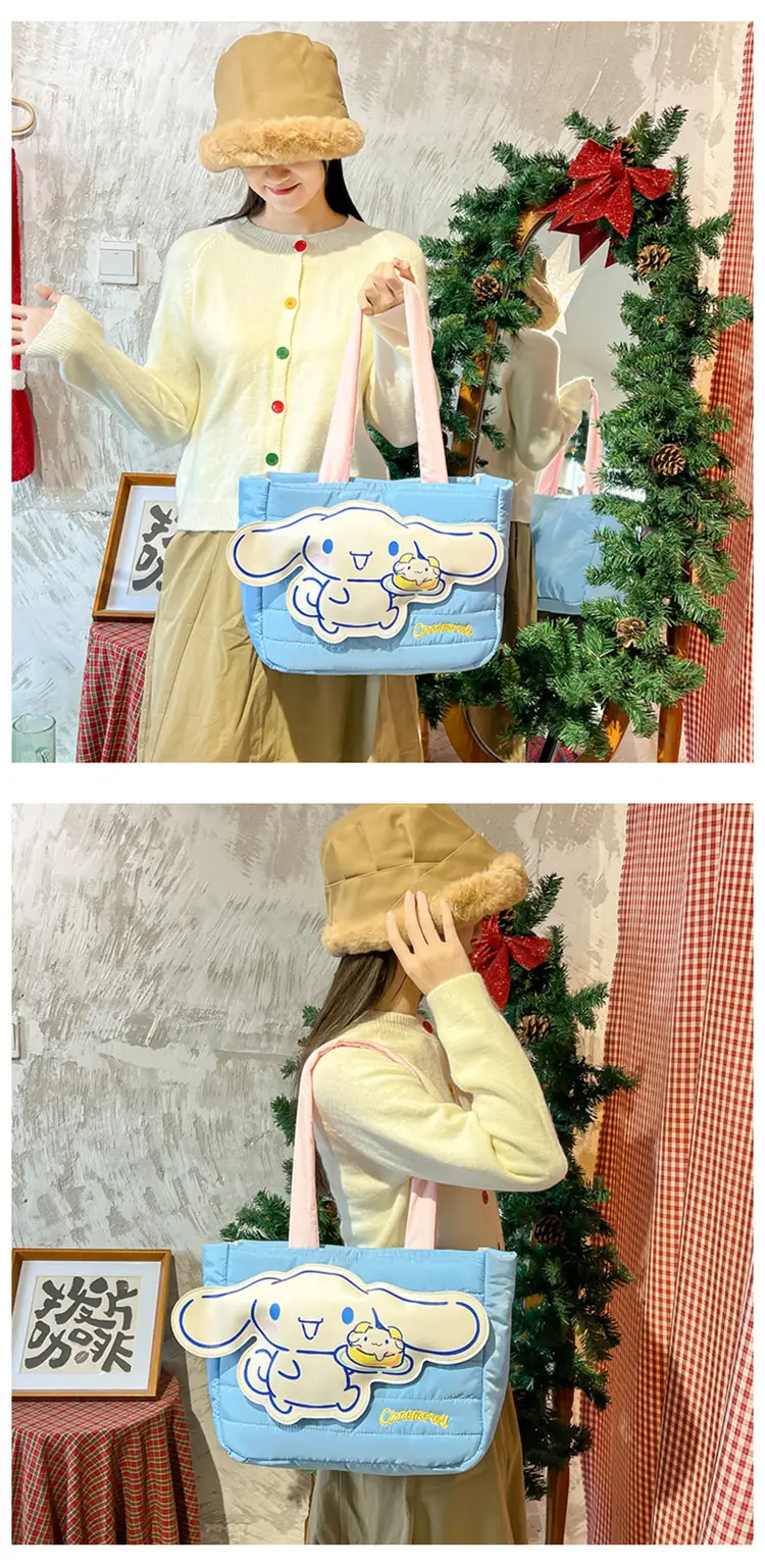 Cute Cartoon Rabbit Shoulder Bag Pink Large Capacity — feature 26