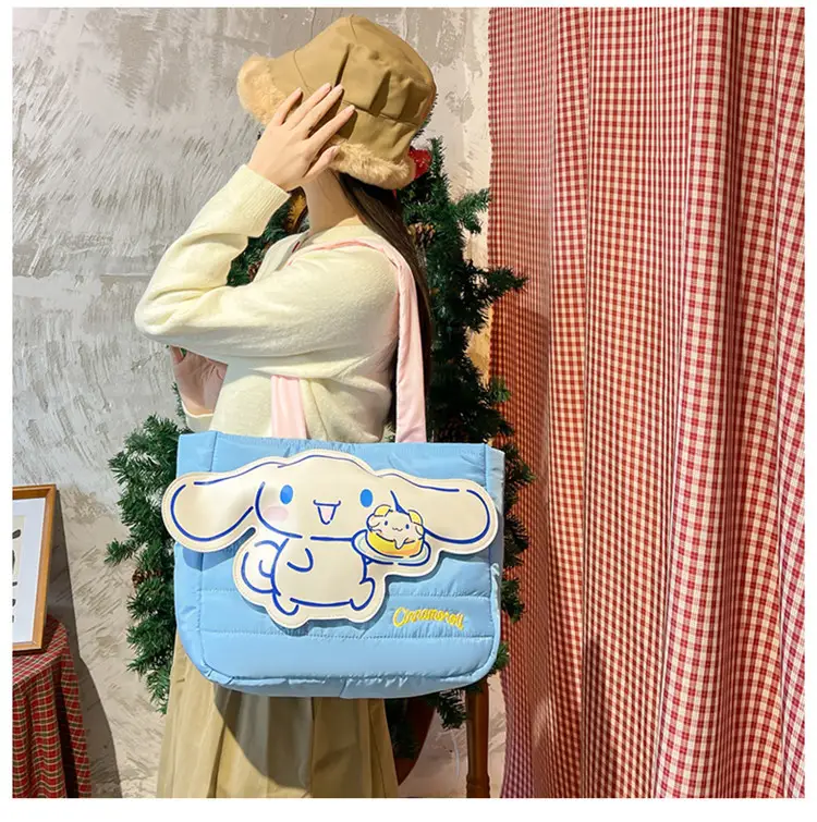 Cute Cartoon Rabbit Shoulder Bag Pink Large Capacity — feature 29