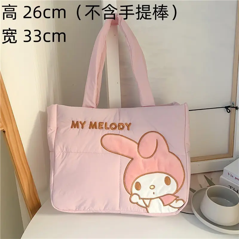 Cute Cartoon Rabbit Shoulder Bag Pink Large Capacity - Image 13