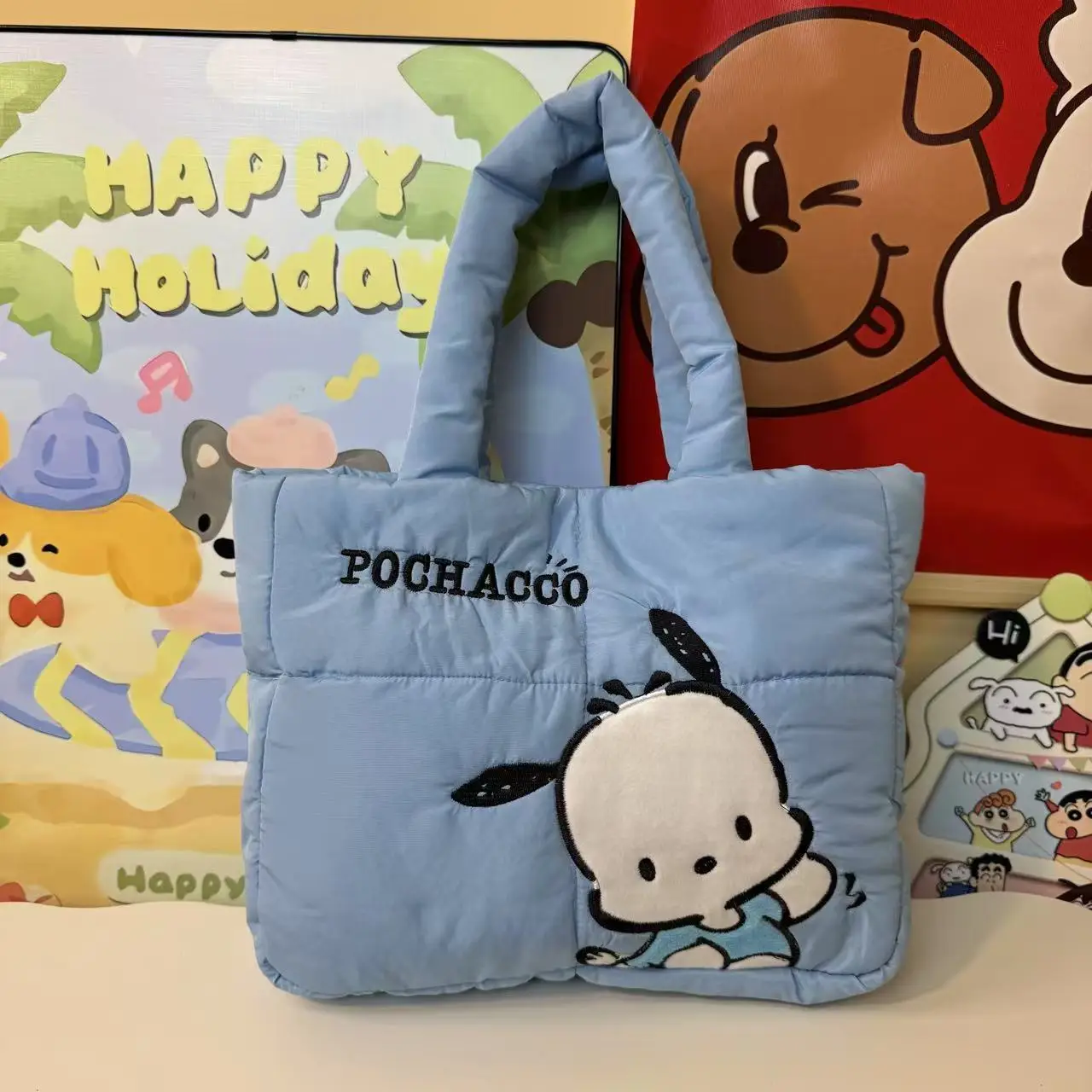 Cute Cartoon Rabbit Shoulder Bag Pink Large Capacity - Image 16