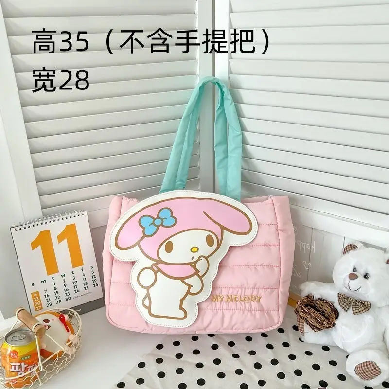 Cute Cartoon Rabbit Shoulder Bag Pink Large Capacity - Image 19