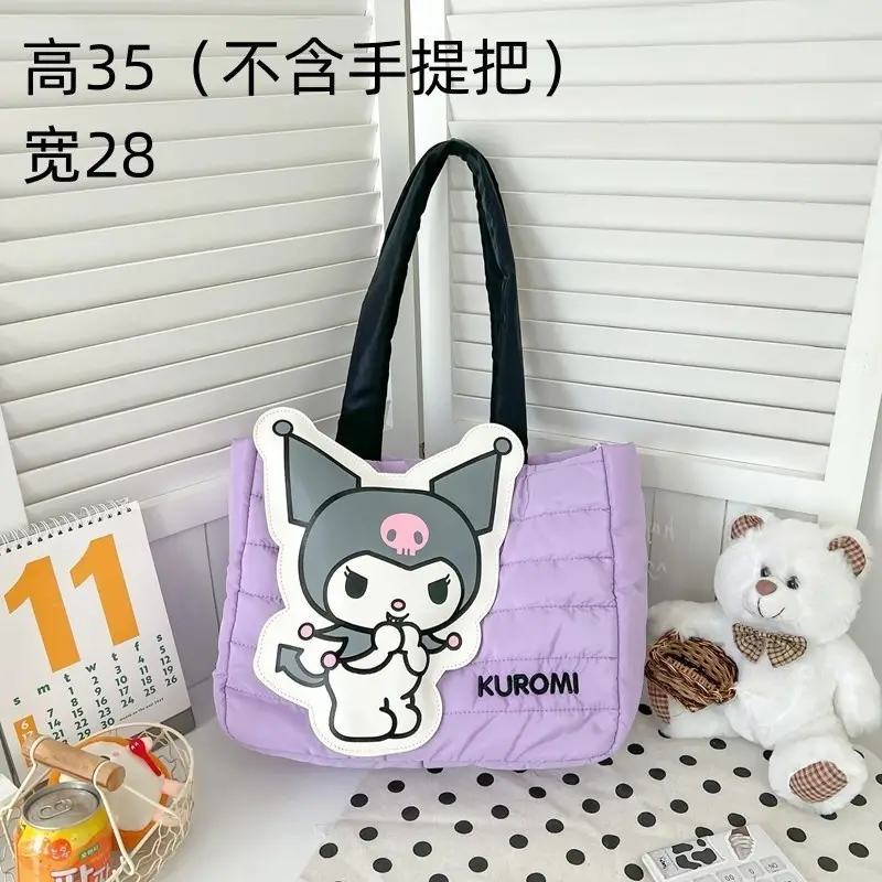 Cute Cartoon Rabbit Shoulder Bag Pink Large Capacity - Image 22