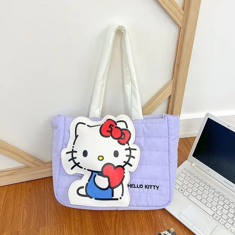 Cute Cartoon Rabbit Shoulder Bag Pink Large Capacity - Image 24