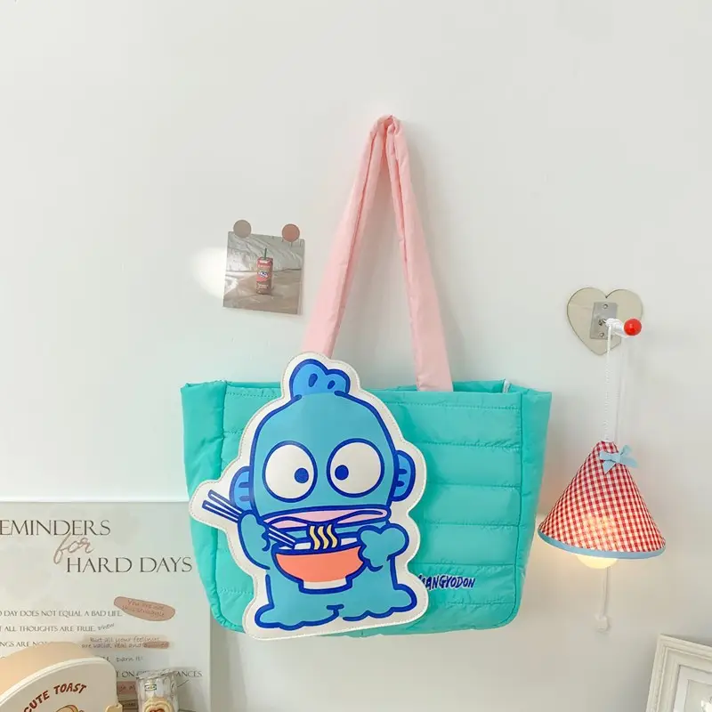 Cute Cartoon Rabbit Shoulder Bag Pink Large Capacity - Image 3