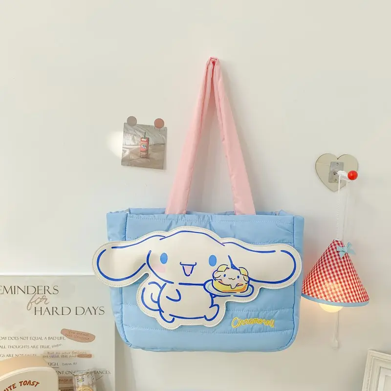 Cute Cartoon Rabbit Shoulder Bag Pink Large Capacity - Image 4
