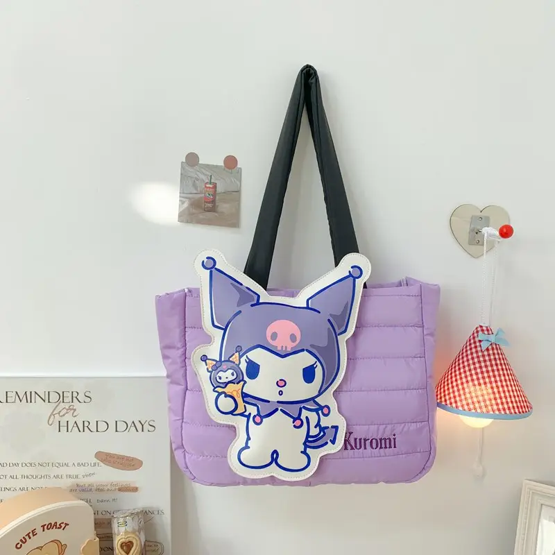 Cute Cartoon Rabbit Shoulder Bag Pink Large Capacity - Image 5