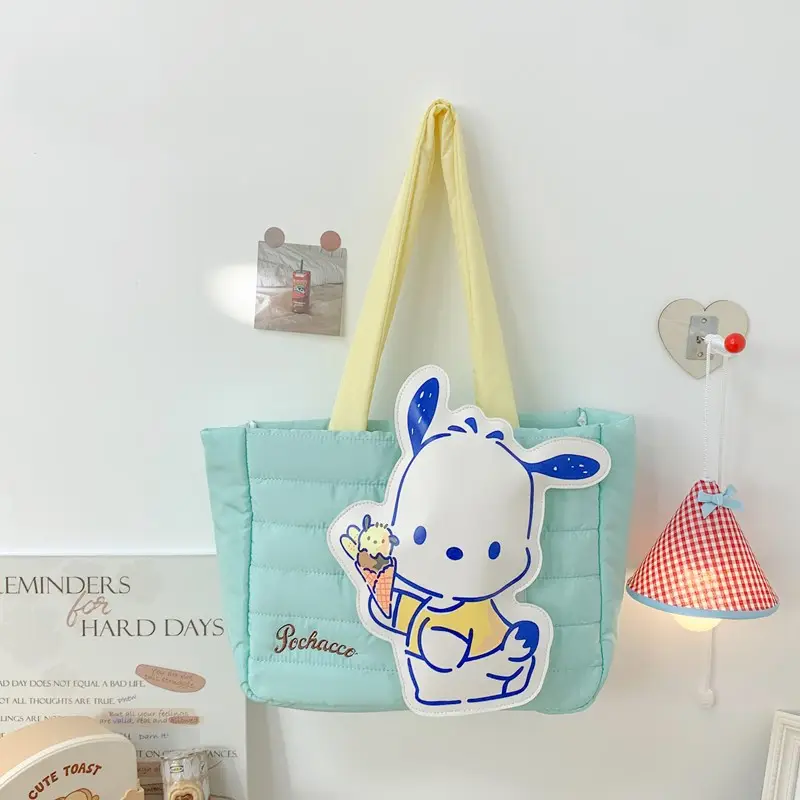 Cute Cartoon Rabbit Shoulder Bag Pink Large Capacity - Image 6
