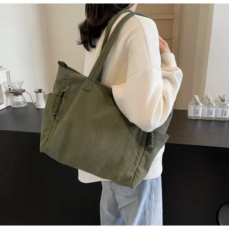 Women Crossbody Bag Olive Green Large Capacity 2026 — feature 25