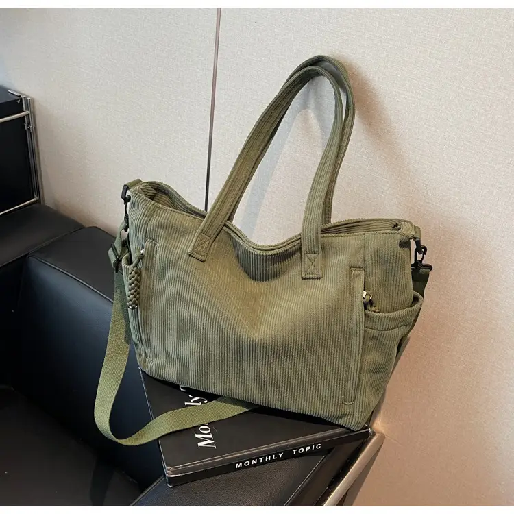 Women Crossbody Bag Olive Green Large Capacity 2026 - Image 4
