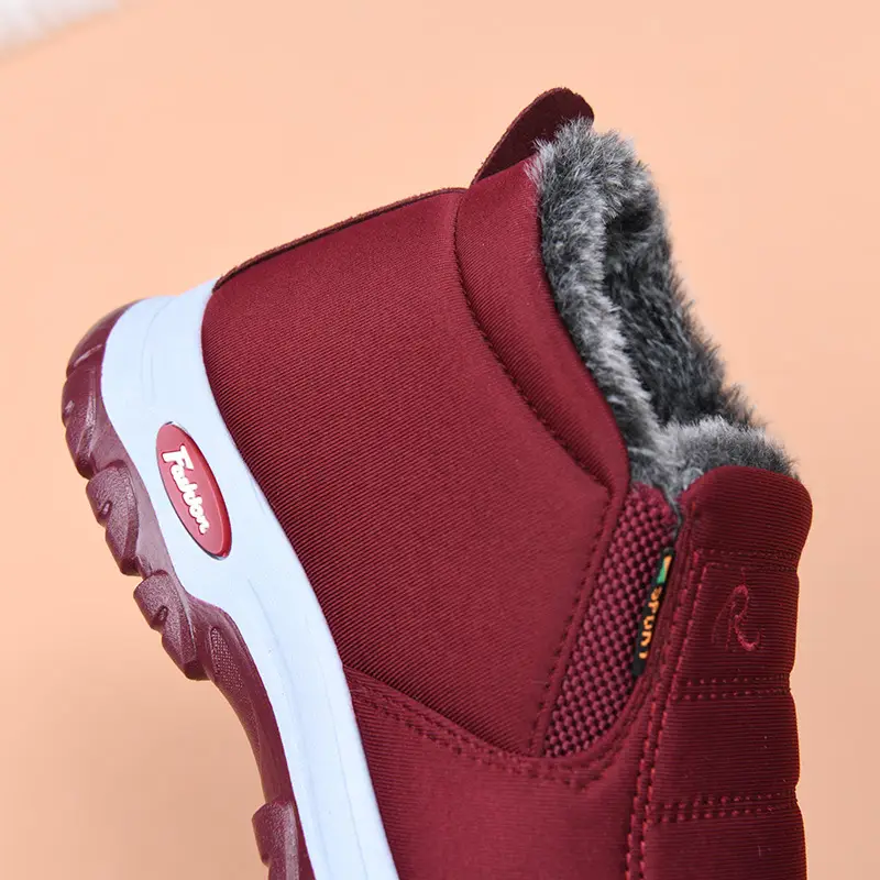 Winter Fleece-Lined Thickened Cotton Shoes for Women, Warm Snow Boots for Middle-Aged and Elderly Mothers, Cross-Border Temu, Non-Slip, Warm, and Comfortable — feature 10