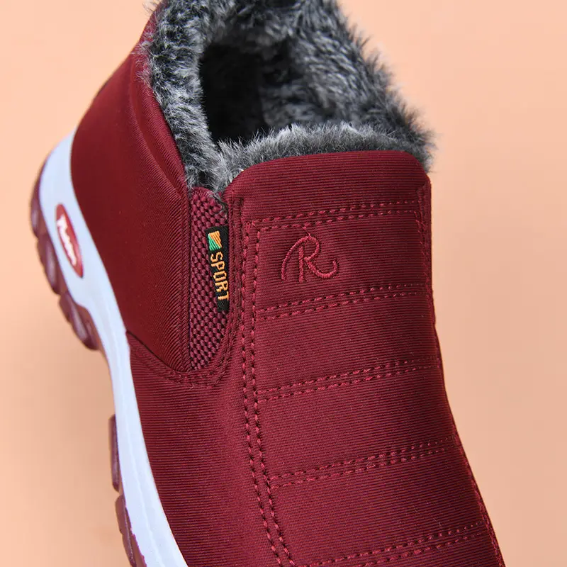Winter Fleece-Lined Thickened Cotton Shoes for Women, Warm Snow Boots for Middle-Aged and Elderly Mothers, Cross-Border Temu, Non-Slip, Warm, and Comfortable — feature 11