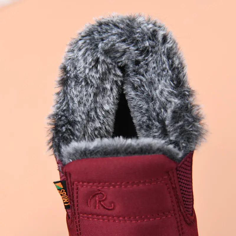 Winter Fleece-Lined Thickened Cotton Shoes for Women, Warm Snow Boots for Middle-Aged and Elderly Mothers, Cross-Border Temu, Non-Slip, Warm, and Comfortable — feature 9