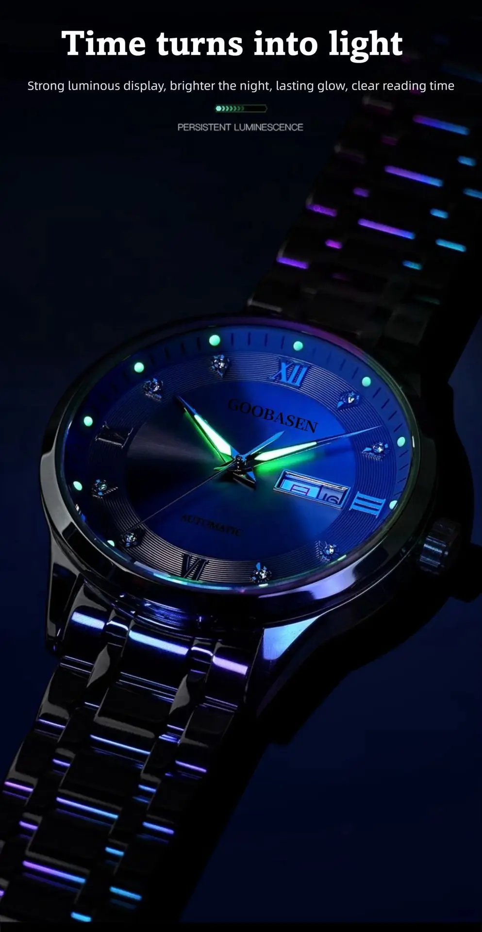 Men's Anti-Mechanical Explosion Watch with High Density Glass & Light Effect — feature 15