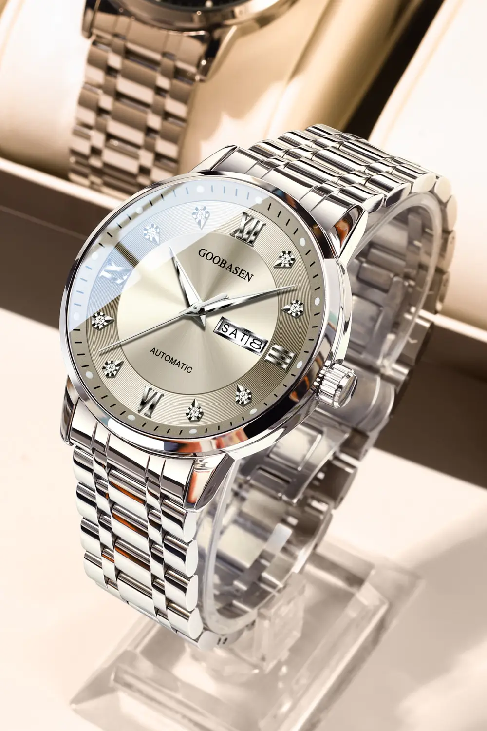 Men's Anti-Mechanical Explosion Watch with High Density Glass & Light Effect — feature 2