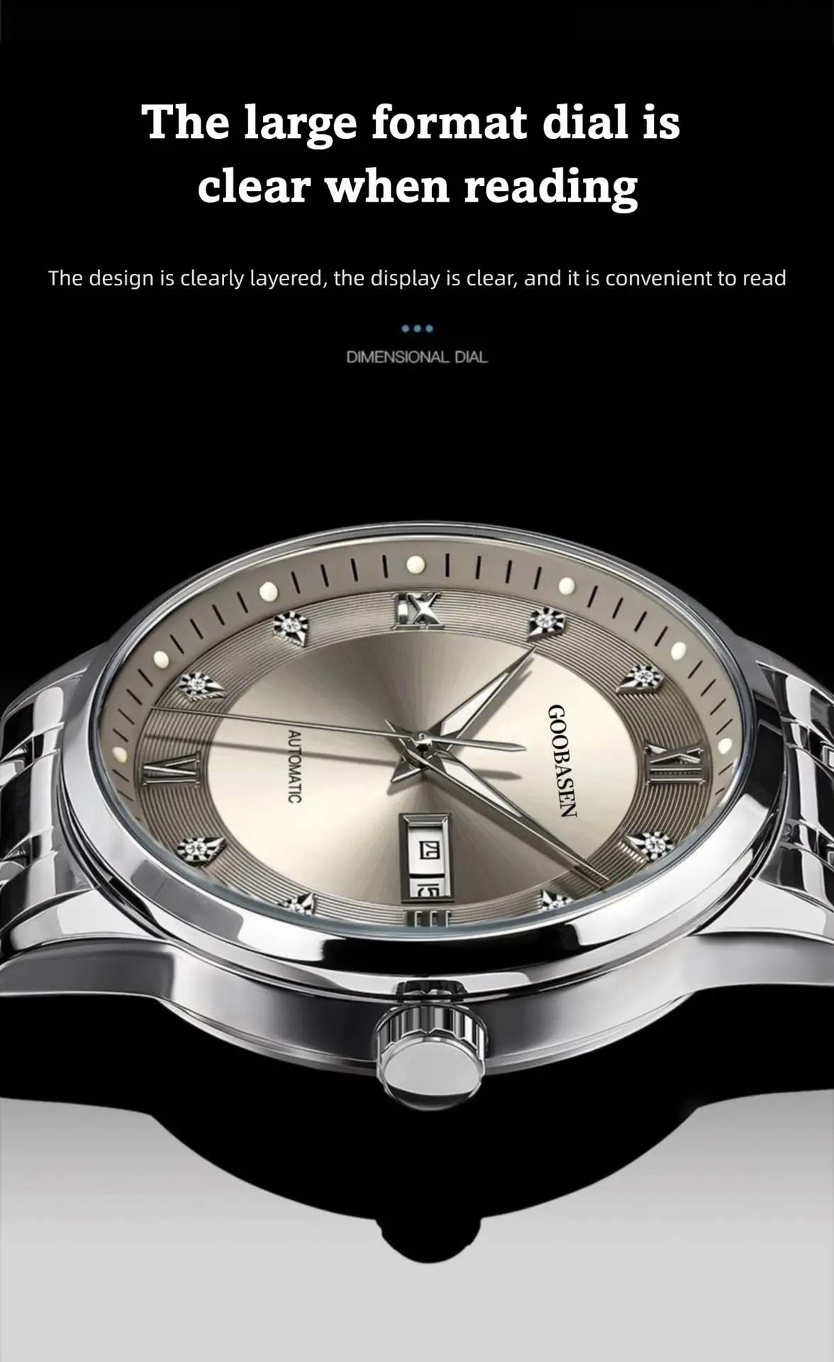 Men's Anti-Mechanical Explosion Watch with High Density Glass & Light Effect — feature 20