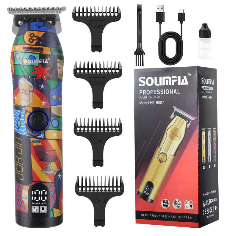 Soulfia Professional Hair Clipper with 6 Blades — feature 15