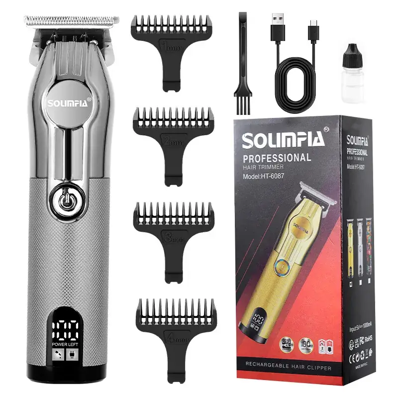 Soulfia Professional Hair Clipper with 6 Blades - Image 3