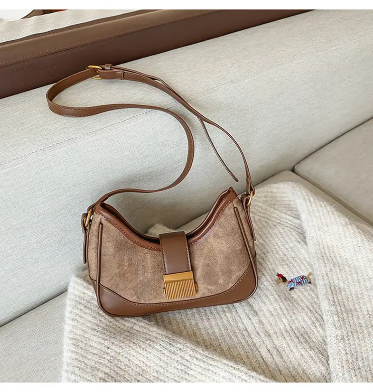 Crossbody Bag White Cream Chain Stitch Shoulder Bag