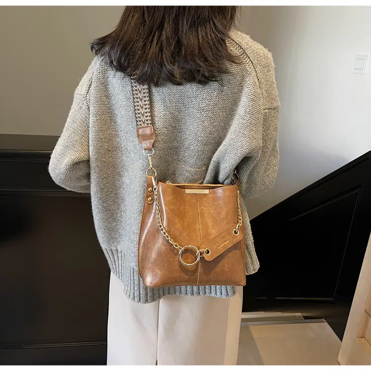 Korean Style Leather Satchel Bag for Women — feature 34