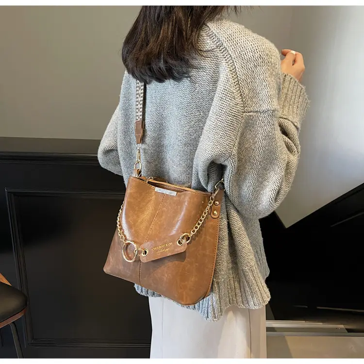 Korean Style Leather Satchel Bag for Women — feature 35