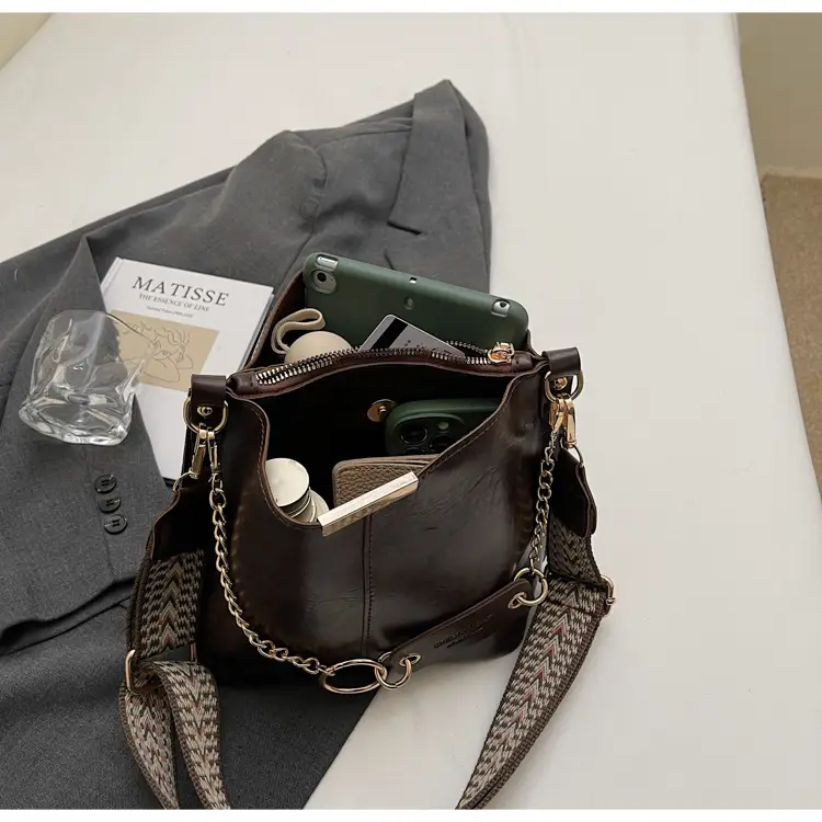 Korean Style Leather Satchel Bag for Women — feature 36