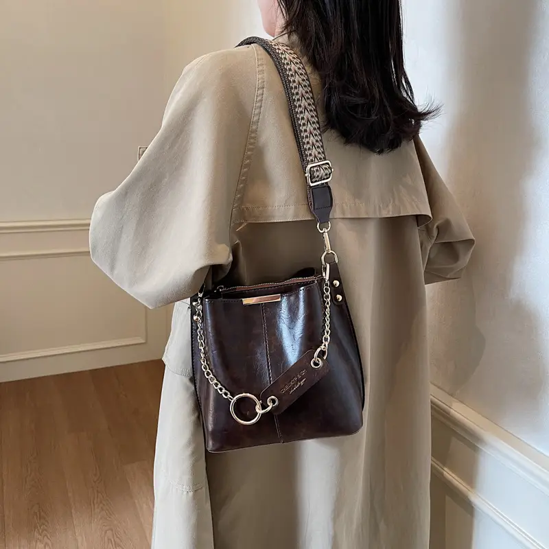 Korean Style Leather Satchel Bag for Women - Image 4