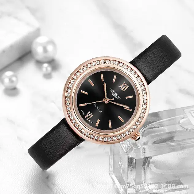 Elegant Black Quartz Watch for Women — feature 6
