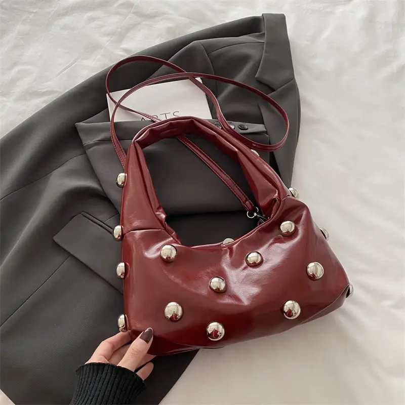 Stylish Rivet Crossbody Bag Women's 2024 - Image 2