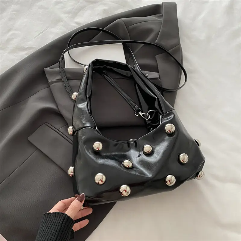Stylish Rivet Crossbody Bag Women's 2024 - Image 3