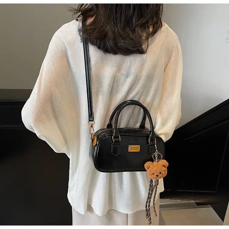 2025 Red Leather Crossbody Bag with Tassel — feature 19