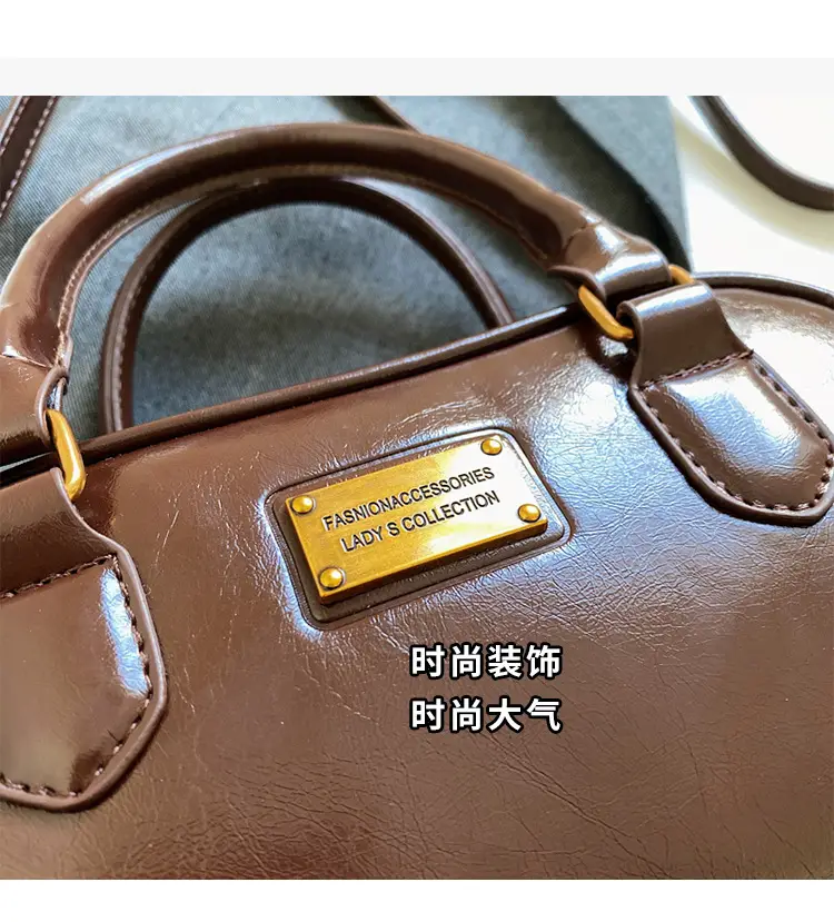 2025 Red Leather Crossbody Bag with Tassel — feature 8