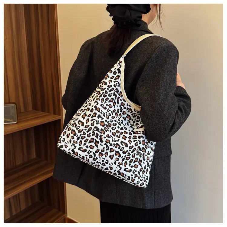 Women Leopard Print Shoulder Tote Bag 2024 Winter — feature 11