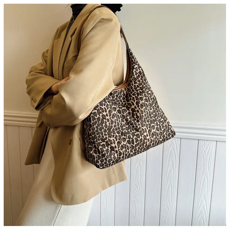 Women Leopard Print Shoulder Tote Bag 2024 Winter — feature 16