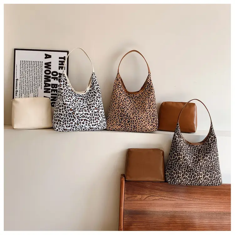 Women Leopard Print Shoulder Tote Bag 2024 Winter — feature 20