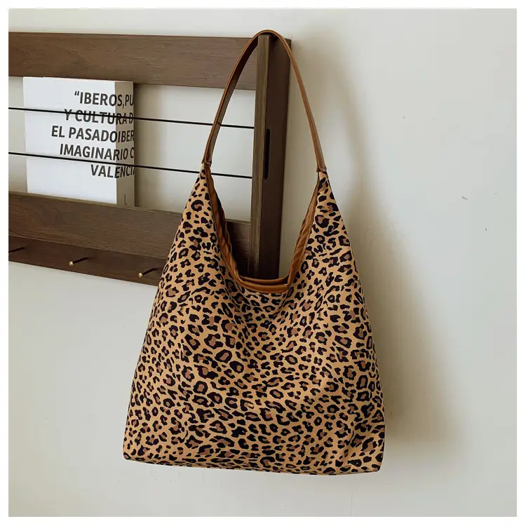 Women Leopard Print Shoulder Tote Bag 2024 Winter — feature 26