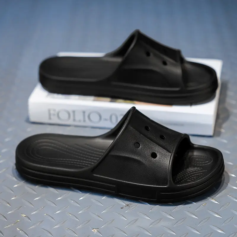 Women's Slippers for Summer Wear Height-increasing Non-grinding Non-slip Slippers Non-smelly Feet All-match Shit-stepping Couple Sandals and Slippers - Image 2