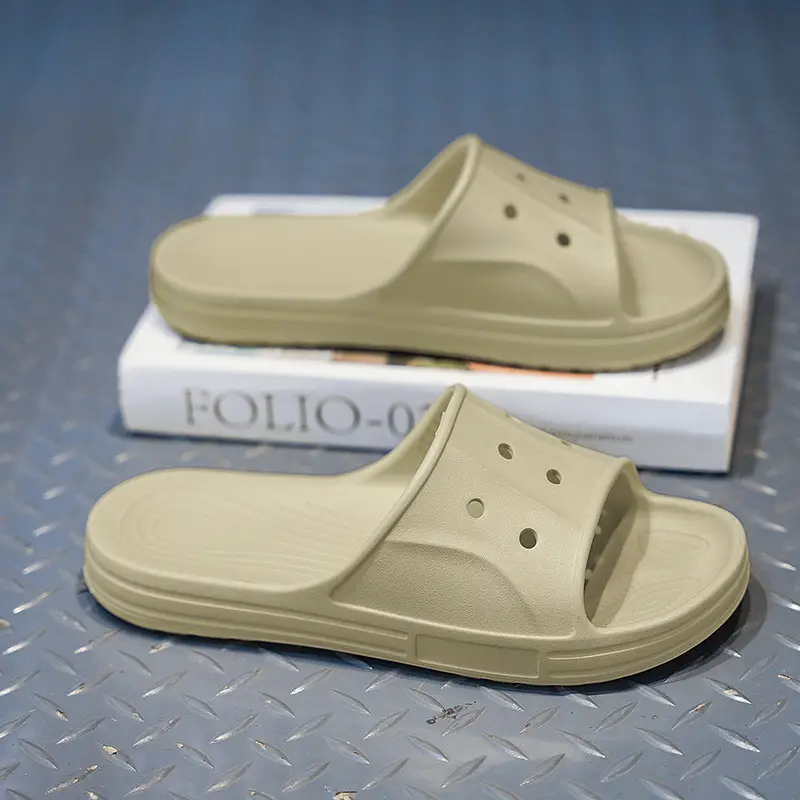 Women's Slippers for Summer Wear Height-increasing Non-grinding Non-slip Slippers Non-smelly Feet All-match Shit-stepping Couple Sandals and Slippers - Image 3
