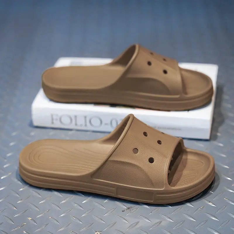 Women's Slippers for Summer Wear Height-increasing Non-grinding Non-slip Slippers Non-smelly Feet All-match Shit-stepping Couple Sandals and Slippers - Image 4
