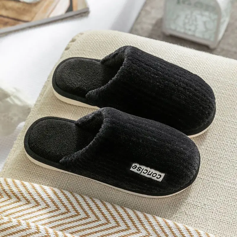 Cotton Slippers Pink Warm Women Winter Fur - Image 4