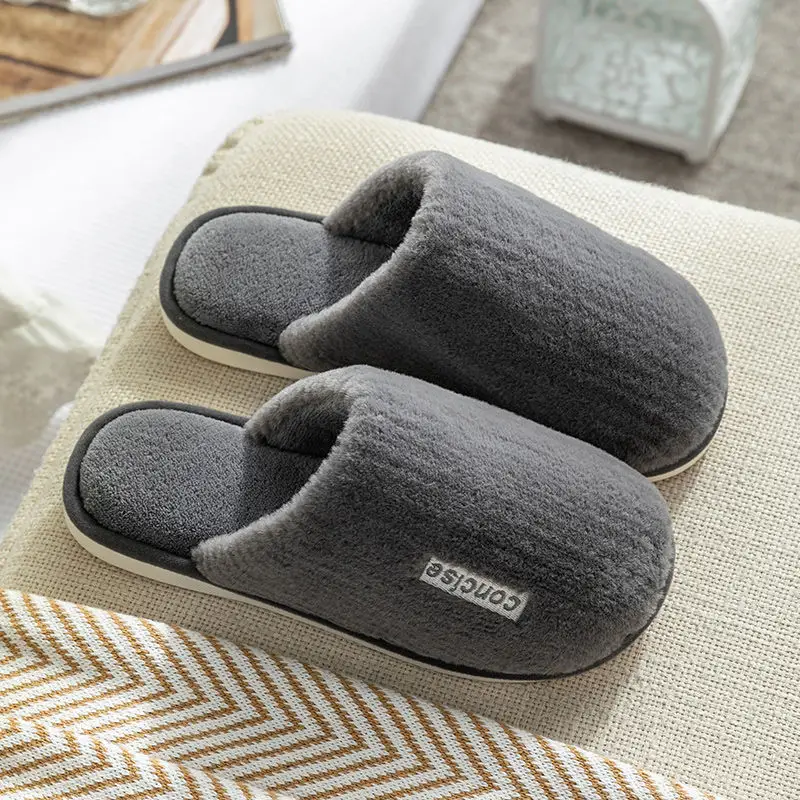 Cotton Slippers Pink Warm Women Winter Fur - Image 5
