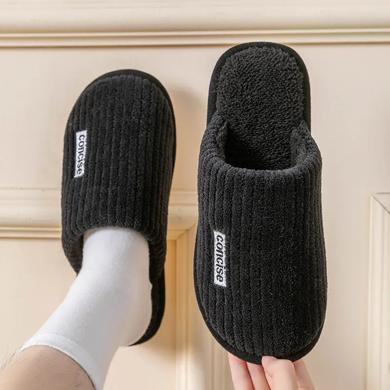 Cotton Slippers Pink Warm Women Winter Fur - Image 9