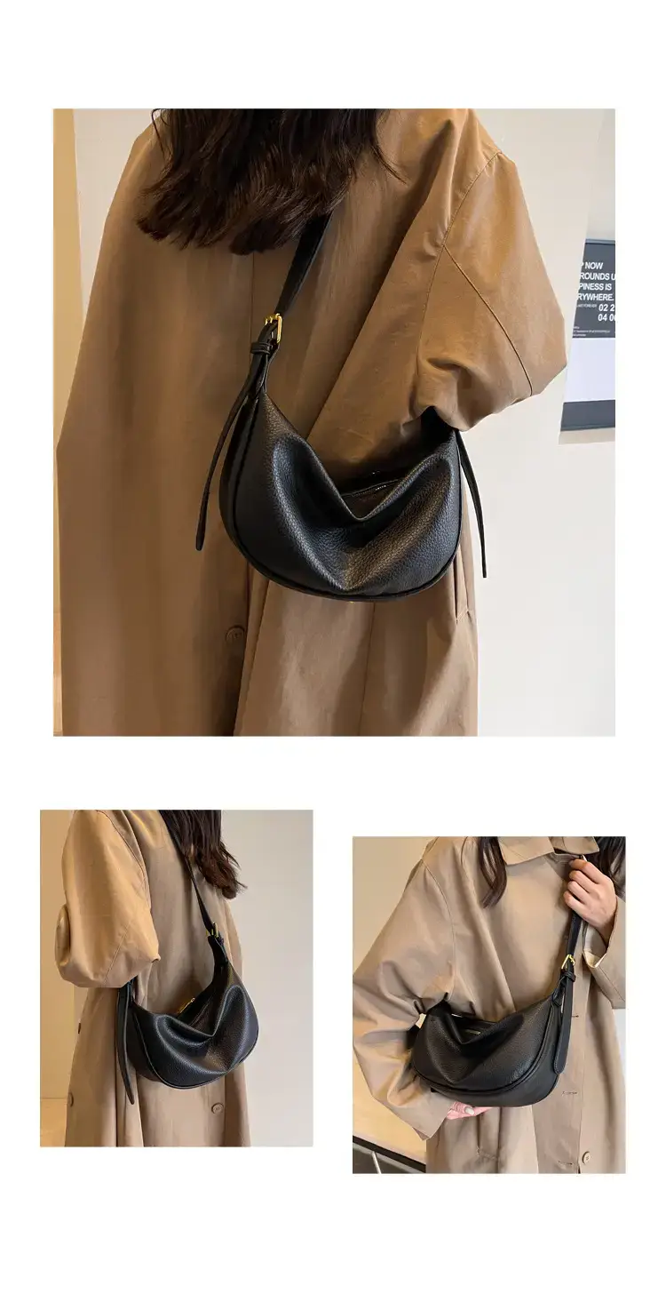 Women's Brown Retro Shoulder Crossbody Bag 2024 — feature 10