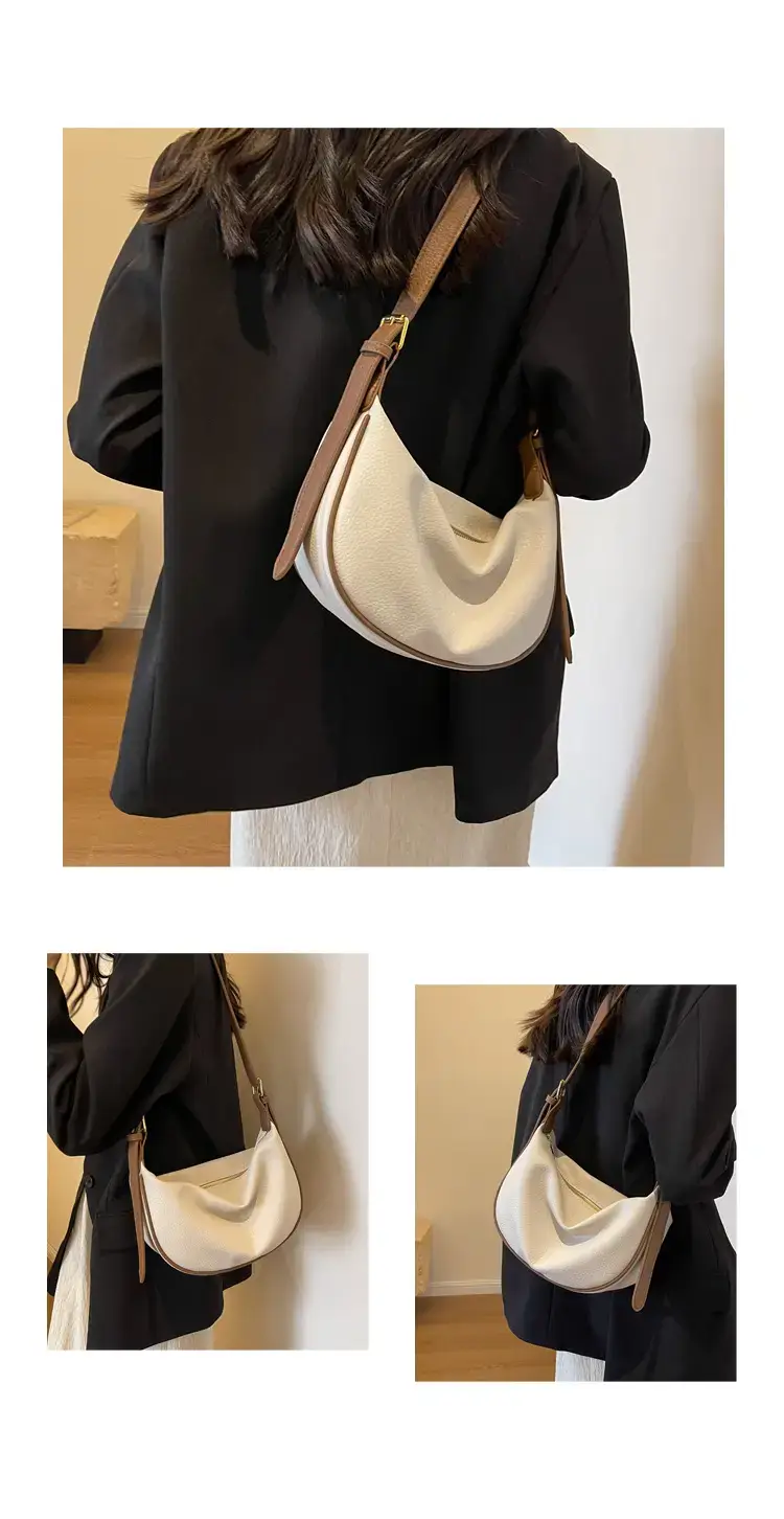 Women's Brown Retro Shoulder Crossbody Bag 2024 — feature 11