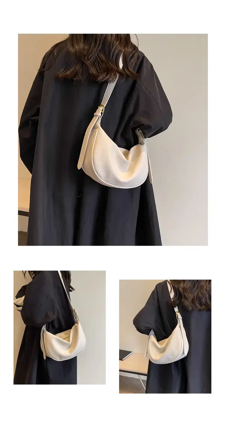 Women's Brown Retro Shoulder Crossbody Bag 2024 — feature 8
