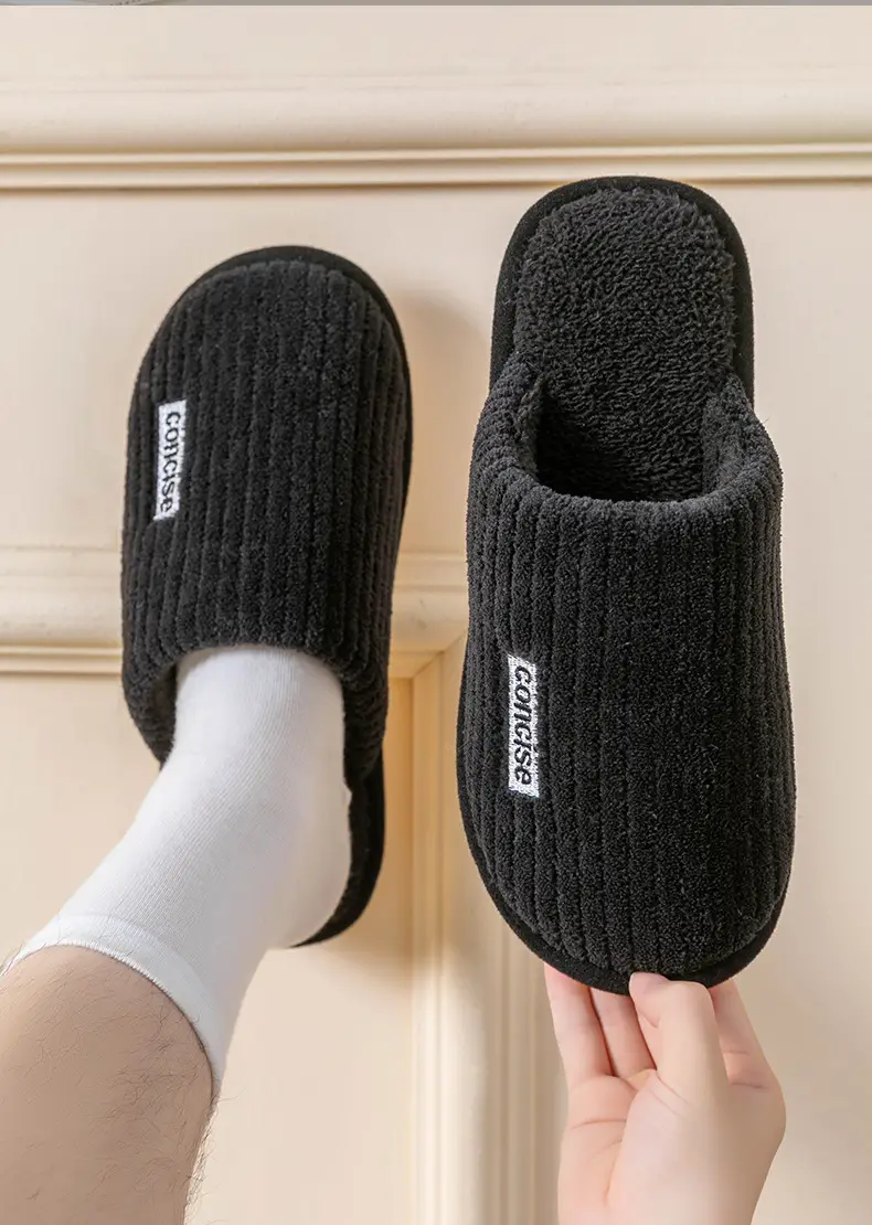 Women Yellow Plush Slippers Winter Indoor Warm — feature 20