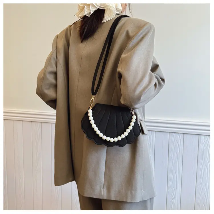 Pink Pearl Embellished Crossbody Bag for Women — feature 21