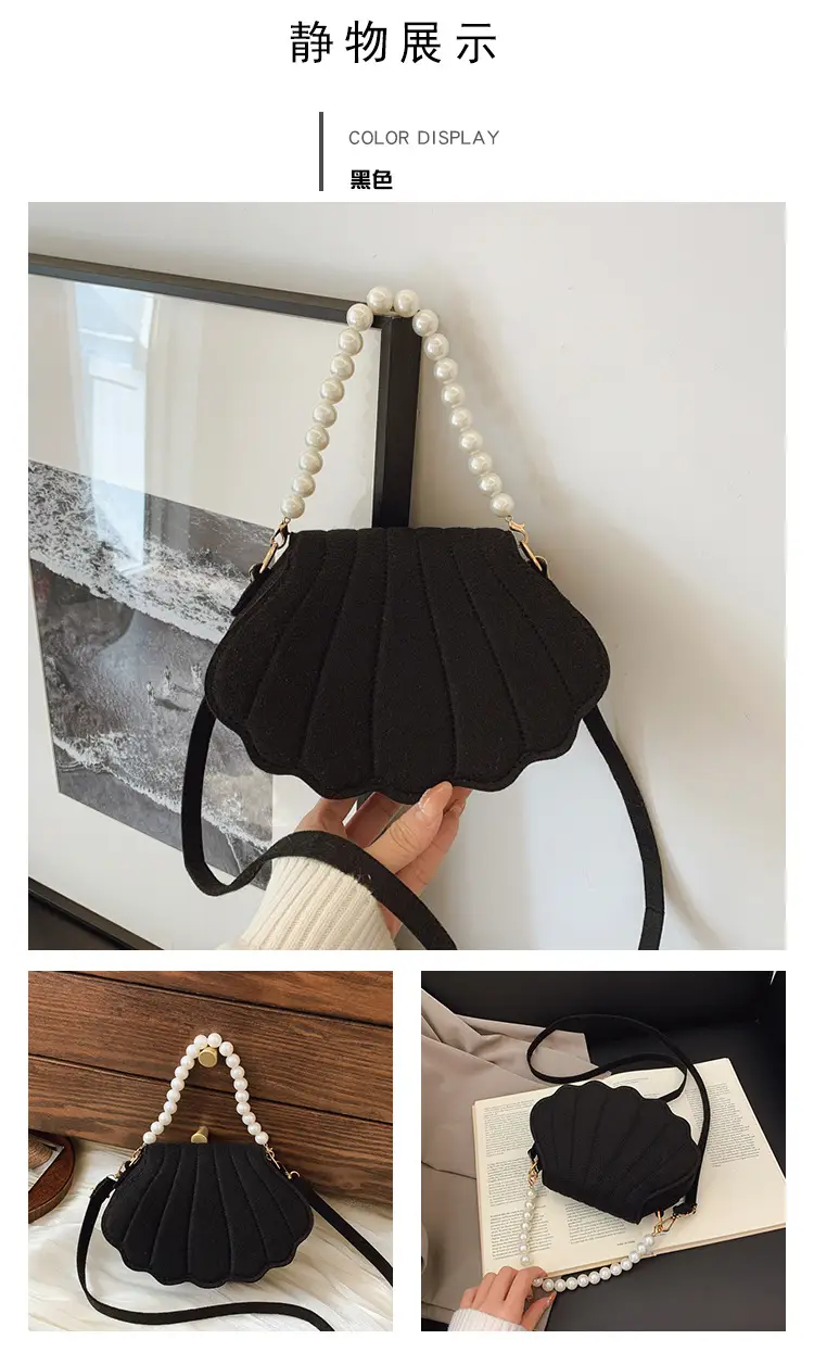 Pink Pearl Embellished Crossbody Bag for Women — feature 24