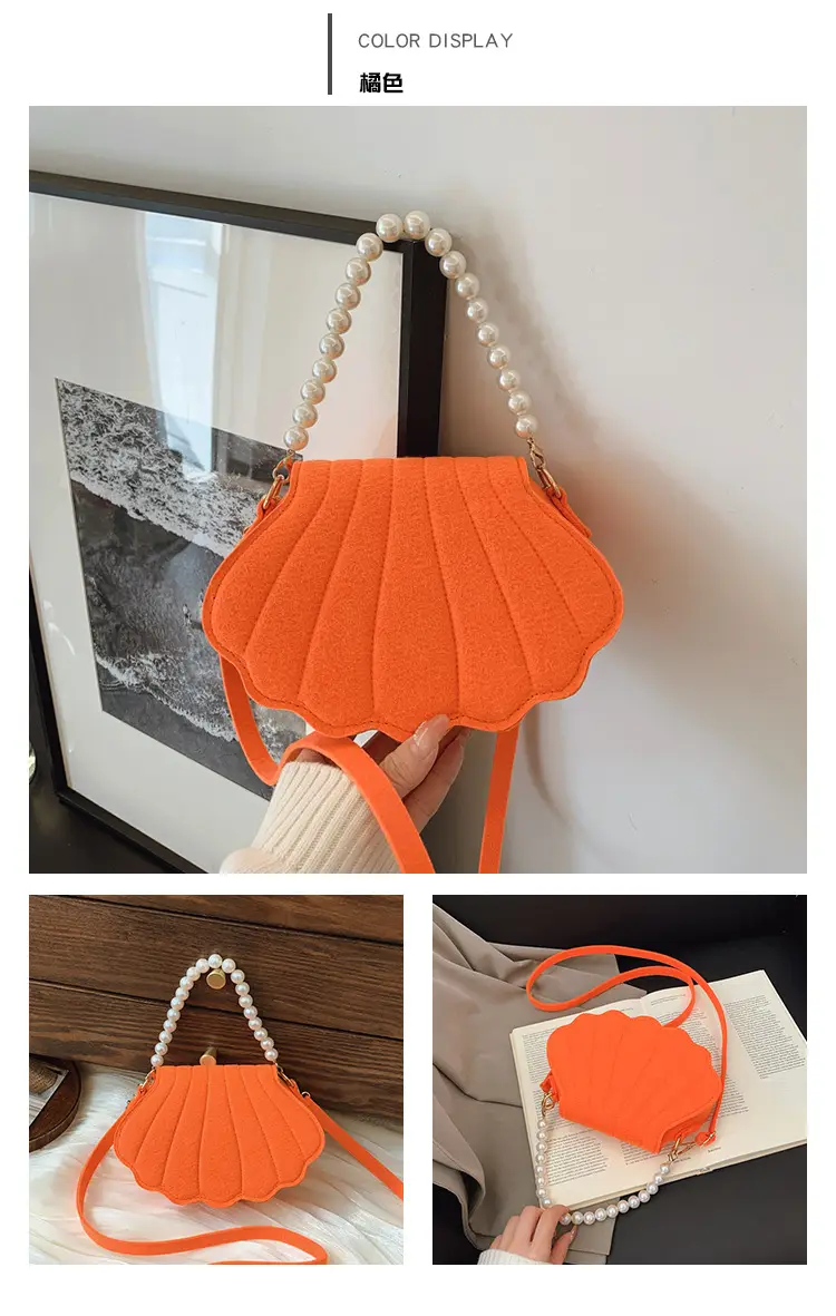 Pink Pearl Embellished Crossbody Bag for Women — feature 25