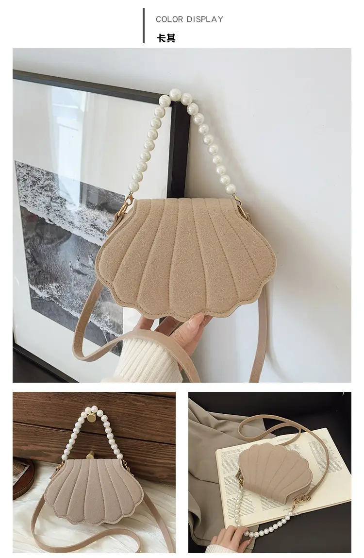 Pink Pearl Embellished Crossbody Bag for Women — feature 27